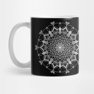 Floral bohemian mandala pattern Mug